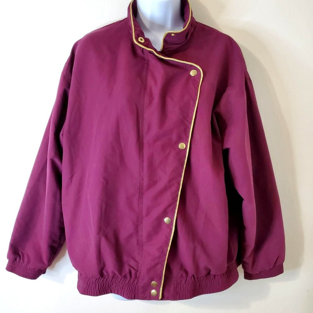 Vintage Women's Medium Solare Sporta Windbreaker Jacket